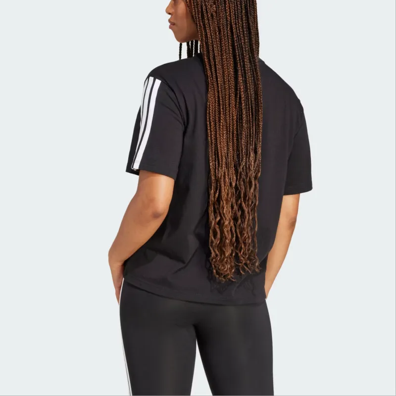 Adidas Free Shipping With AdiClub Essentials 3 Stripes Boyfriend Tee-2