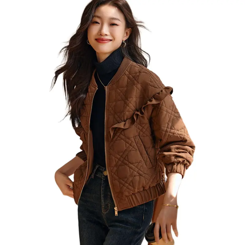 Mo Han Yi Mei Puffer Jacket Women's Coffee-3