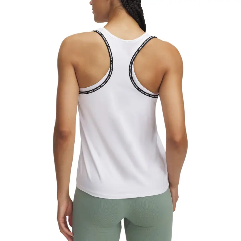 Under Armour TechKnockout SS25 Tank Top Women's White/Black-3