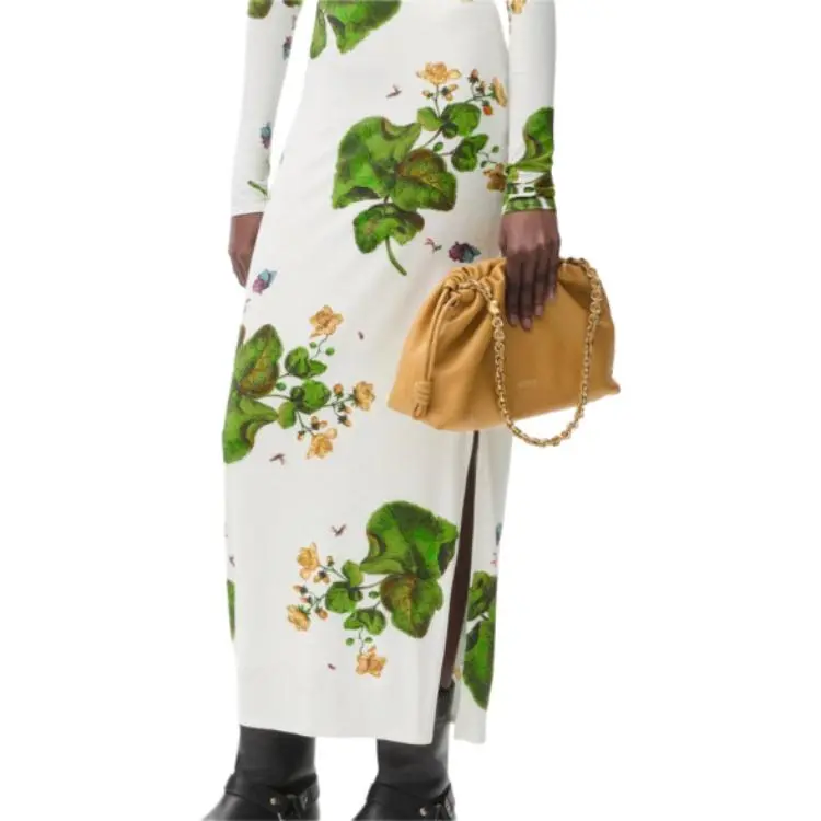 LOEWE Tube Dress 'White/Multicolor'-6
