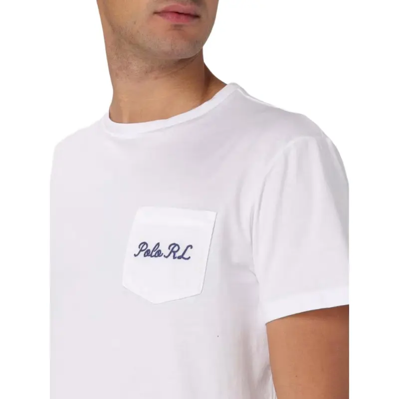 Ralph Lauren Logo Embroidered Crewneck T Shirt-4