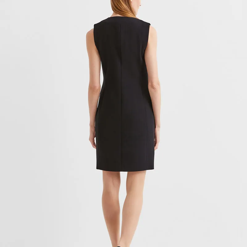 THEORY Sleeveless Dresses Women's Black-2
