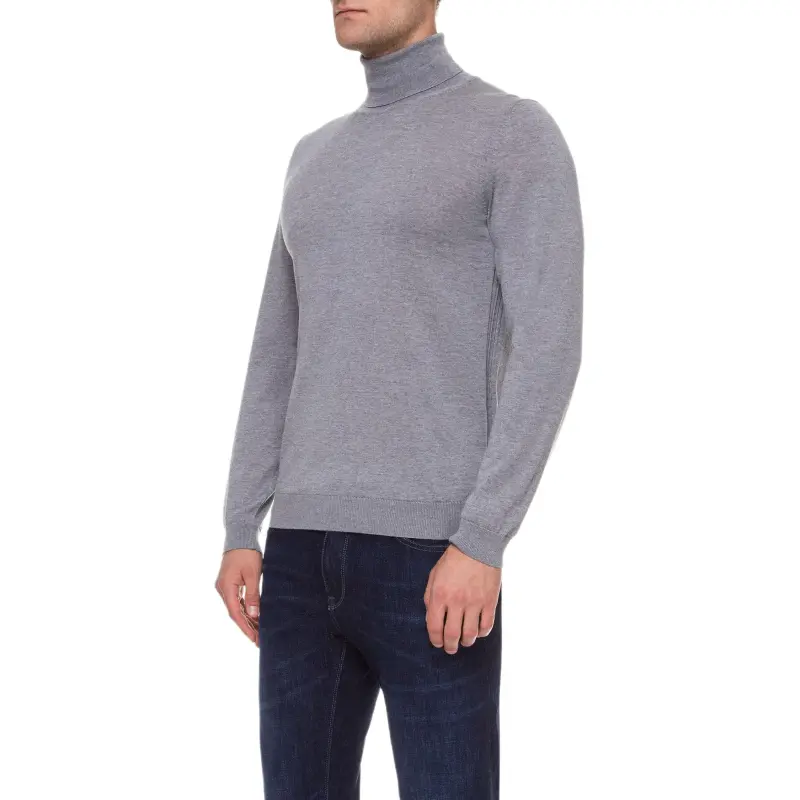 HUGO BOSS Sweater Men's Light Gray-3