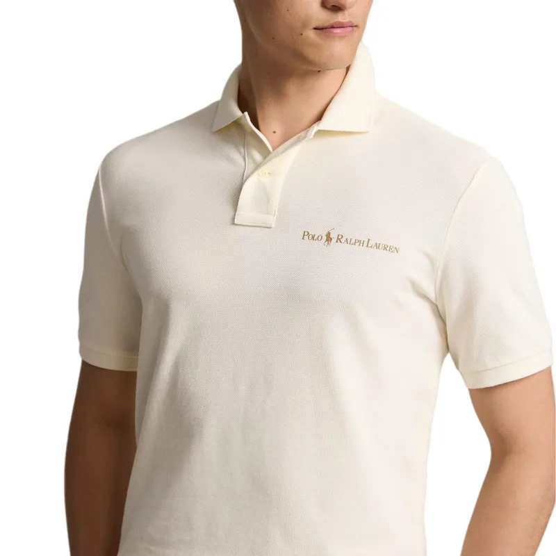Polo Ralph Lauren Polo Shirt Men's Cream-4