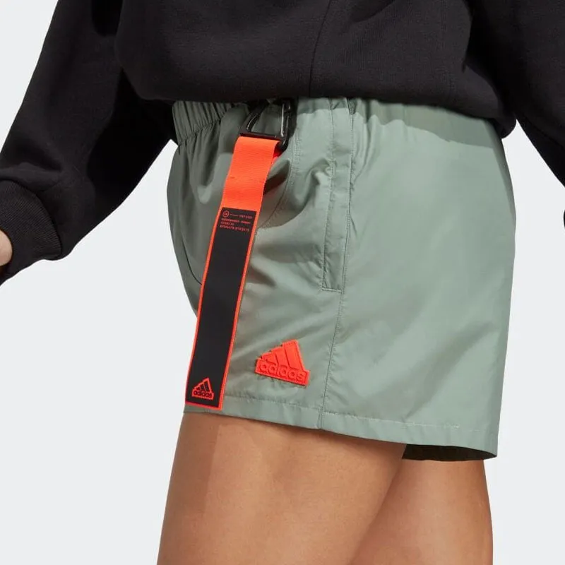 Adidas Casual Shorts Women's Green-4