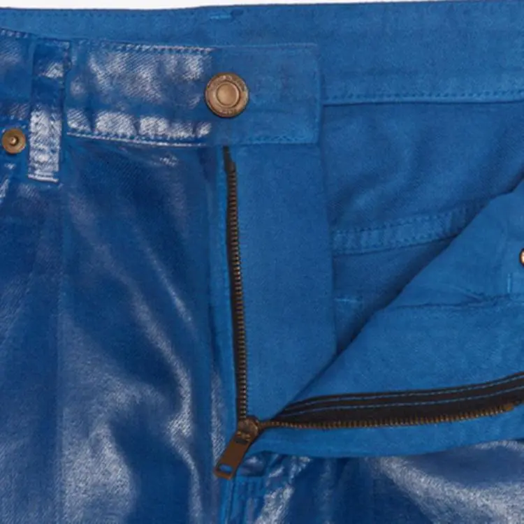SAINT LAURENT Skinny Patent Style Trousers-5