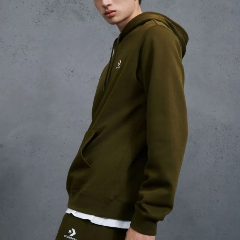 Converse Go To Embroidered Star Chevron Standard Fit Fleece Hoodie-4