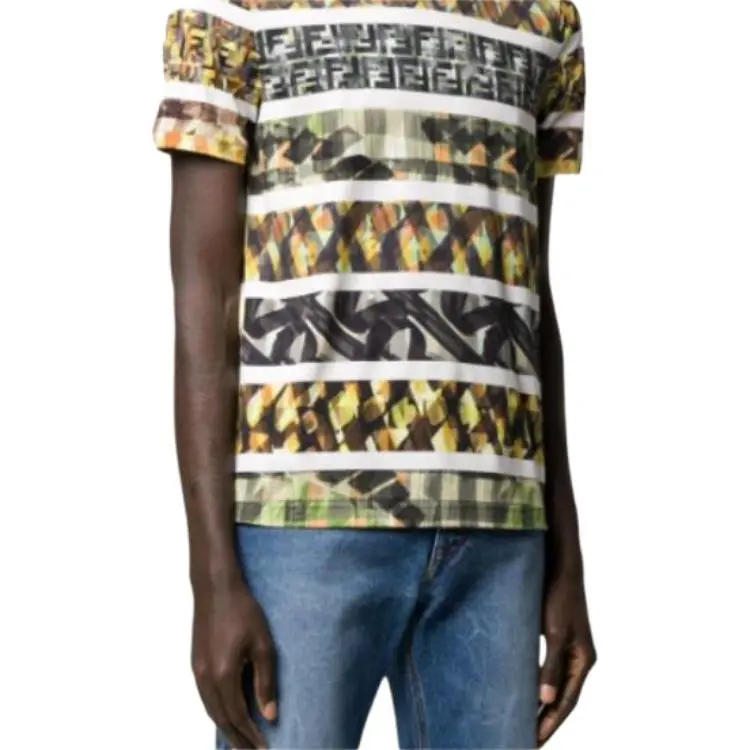 FENDI T-Shirts Men Multicolor-6