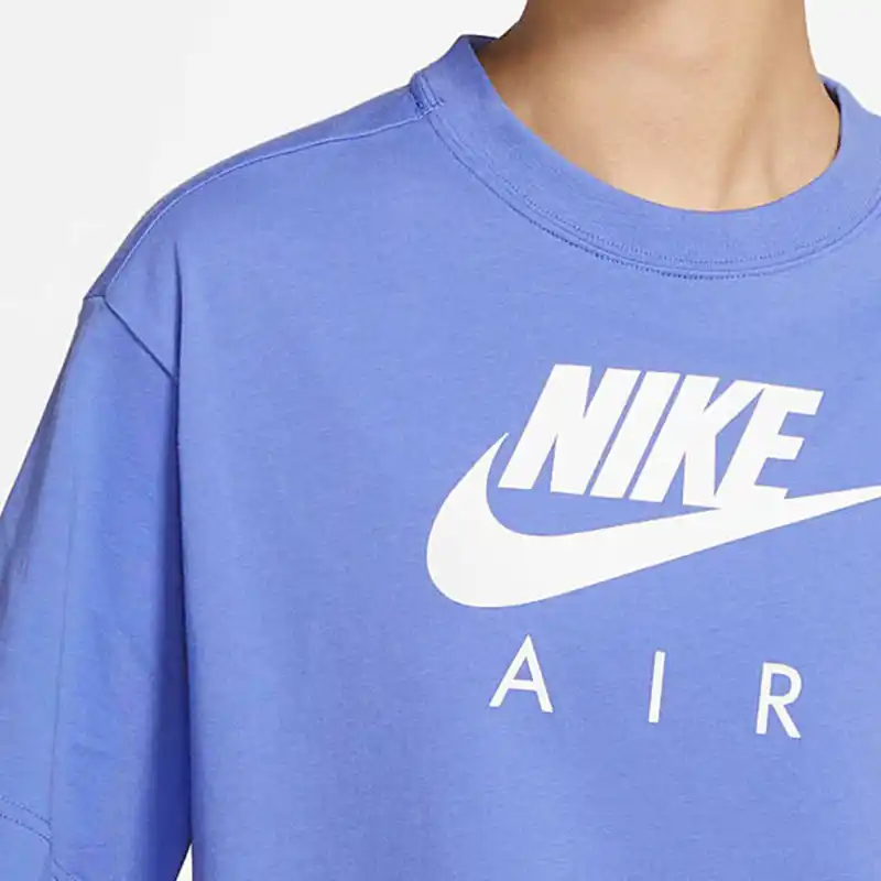 Nike Drop Shoulder Sleeve T Shirt Women's Sapphire Blue-3