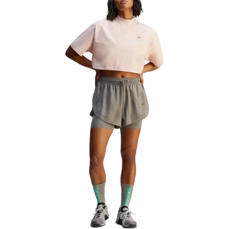 Adidas Free Shipping With AdiClub Adidas By Stella McCartney Crop Tee-3