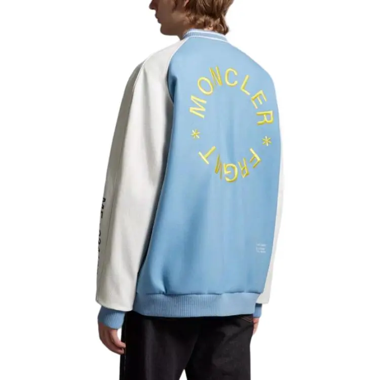 Fragment Design X Moncler X FRGMT Co-branded SS23 Baseball Jerseys Unisex Blue-3