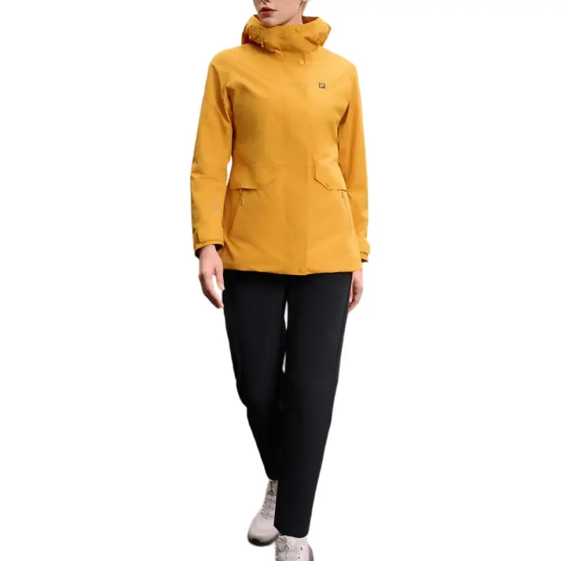 FILA EXPLORER Jackets Coats Women's Tangerine Peel Yellow-6