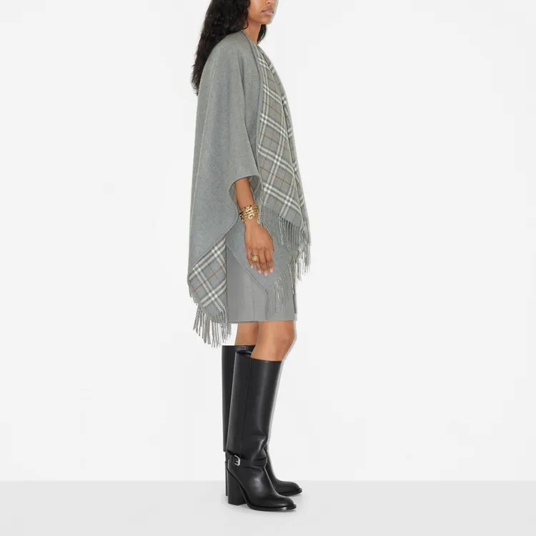 Burberry Cloaks Women's Gray-3