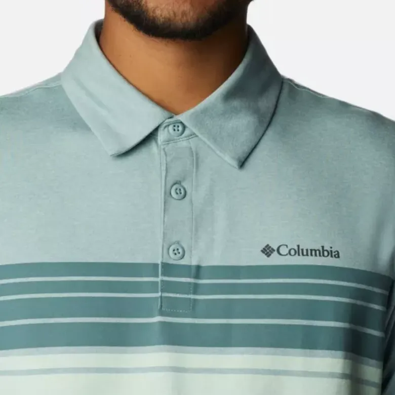 Columbia Polo Shirts Men Green-4