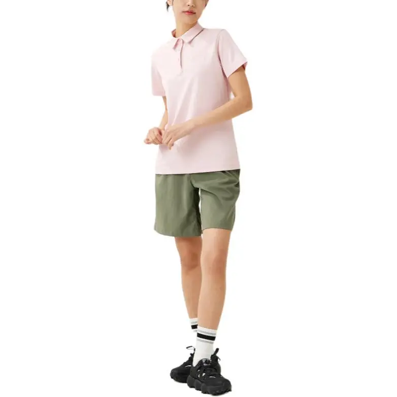 Columbia Polo Shirt Women's Dark Pink-2