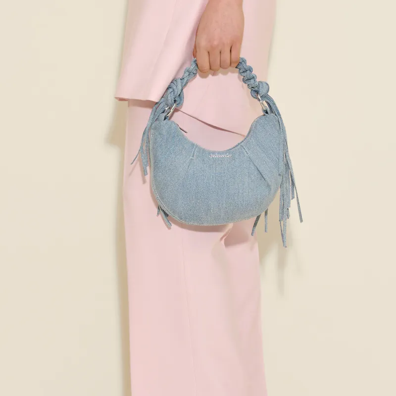 HOLZWEILER Cotton And Denim One Shoulder Handbags Regular Women's Light Blue-4