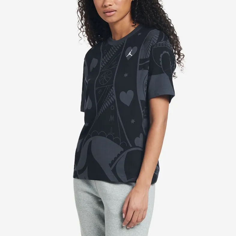 Jordan Jumpman Air GFX T-Shirt Women's Black-3