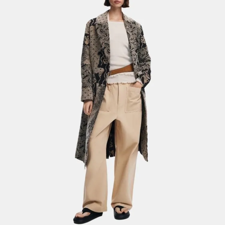 Desigual Coats Women's Brown-1