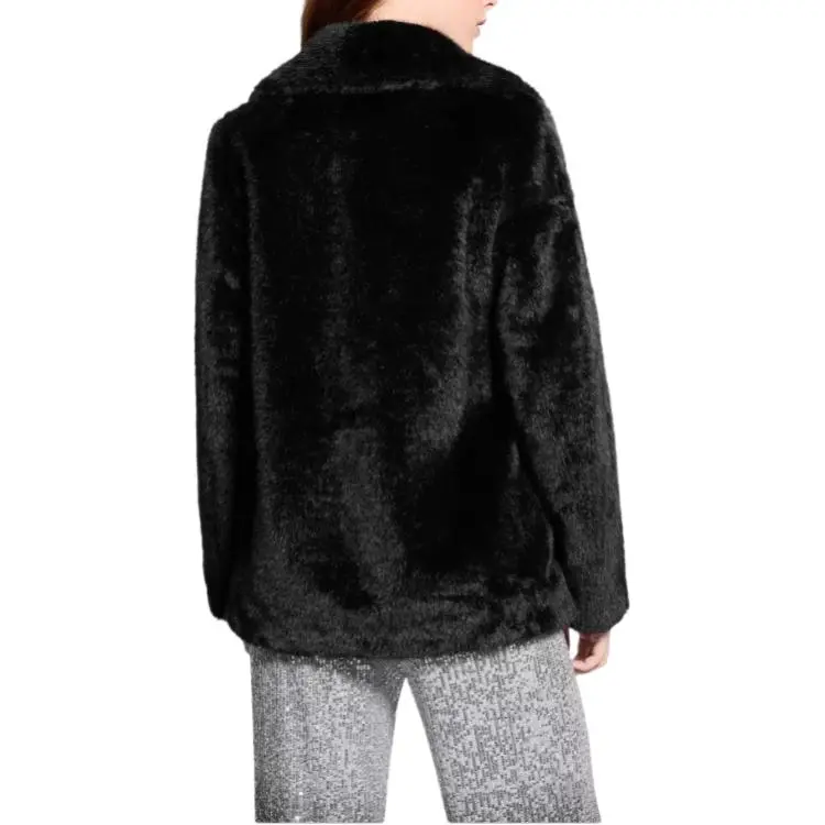 GUESS Jackets Coats Women's Black-1