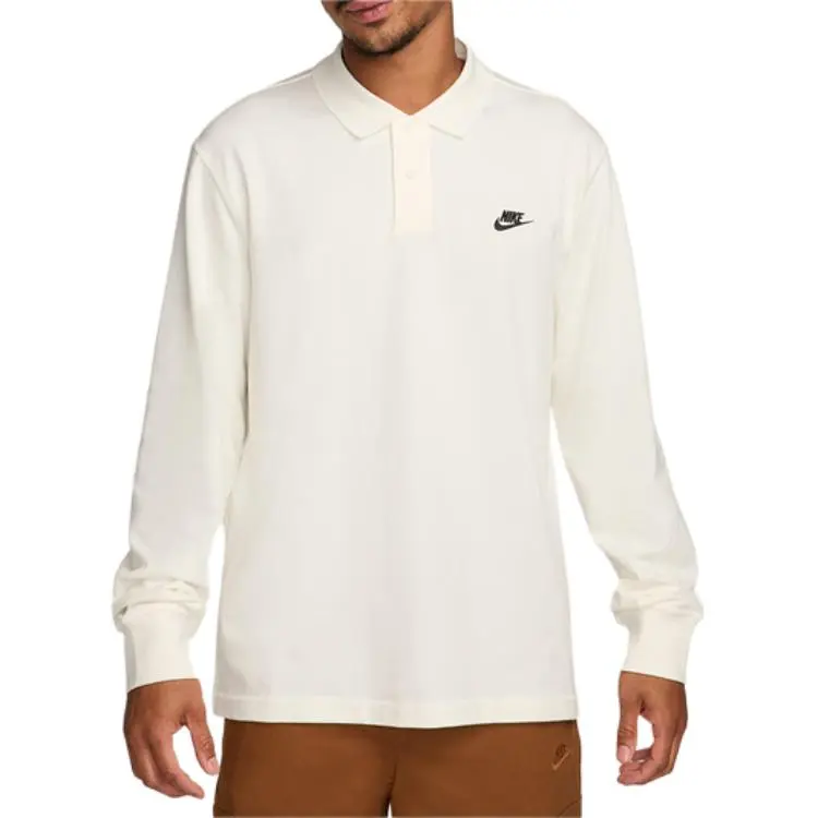Nike Polo Shirts Men White-2