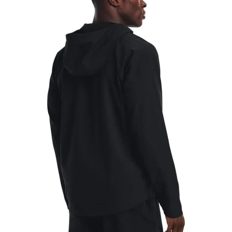 Under Armour UA Sun Protection Series Jackets Coats Men's Black Comes With Necklace-3