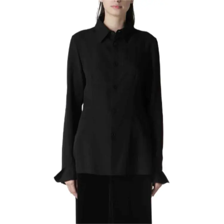 Yohji Yamamoto Draped Cady Shirt-4
