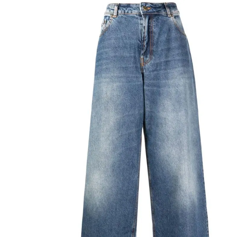 Roberto Cavalli High rise Wide leg Jeans-5
