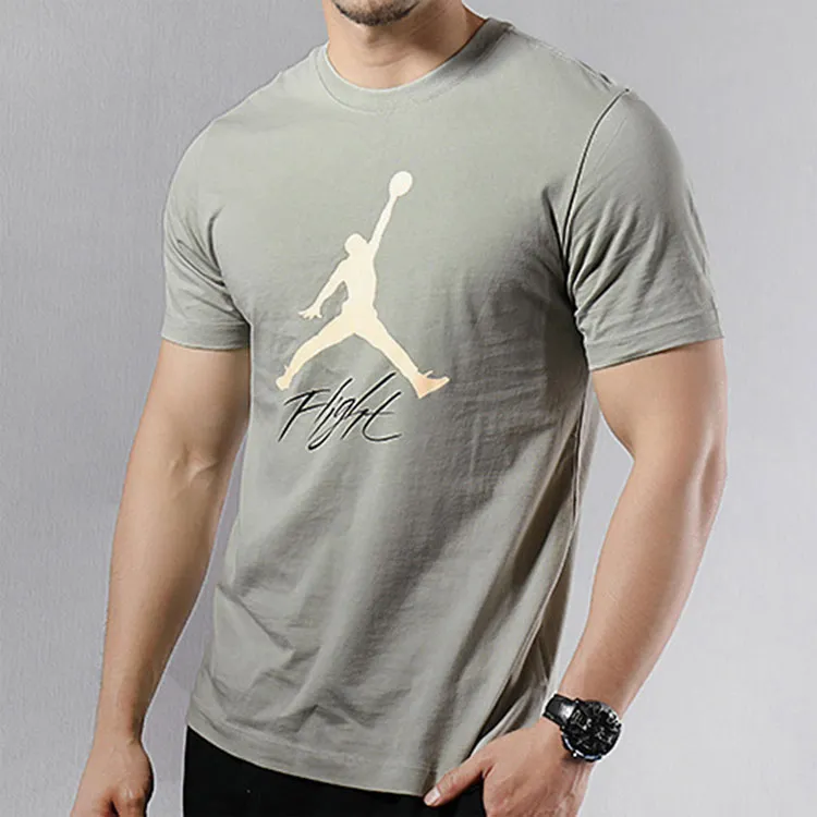 Jordan Flight T Shirts Men Gray-3