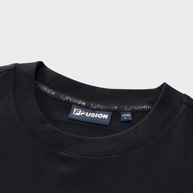 FILA FUSION FUSIONEER SS25 T Shirt Men's Jet Black BK-2