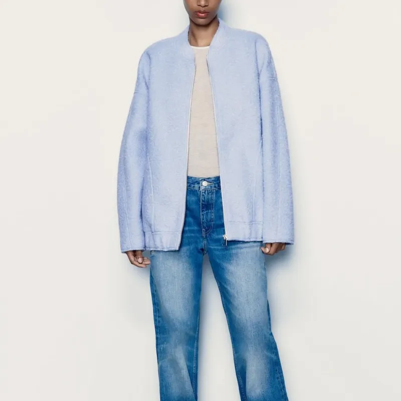 ZARA Jackets Women's Sky Blue-3