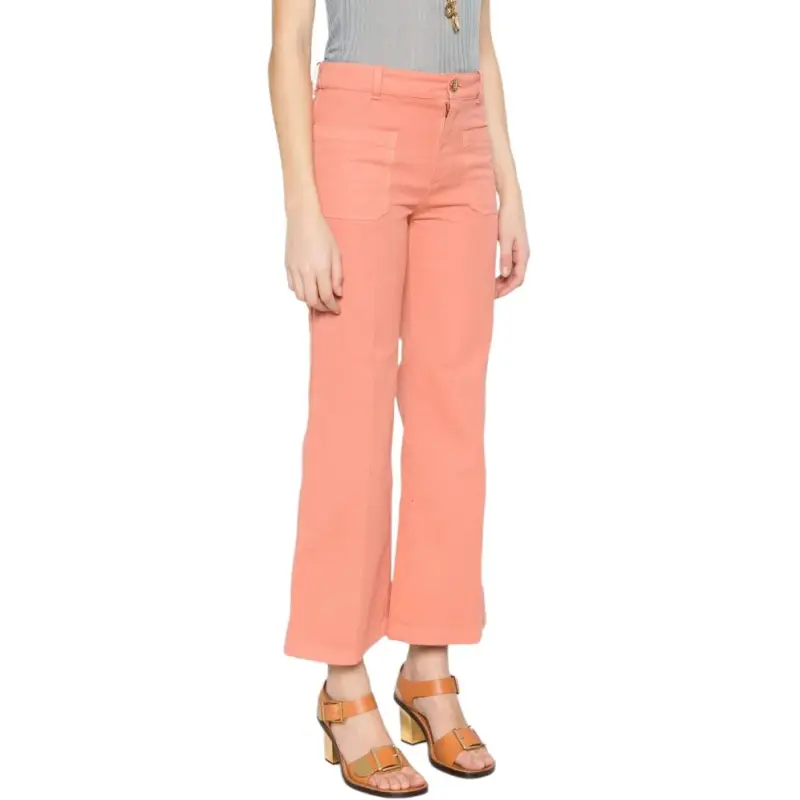 Chloé Flared Cropped Trousers-3