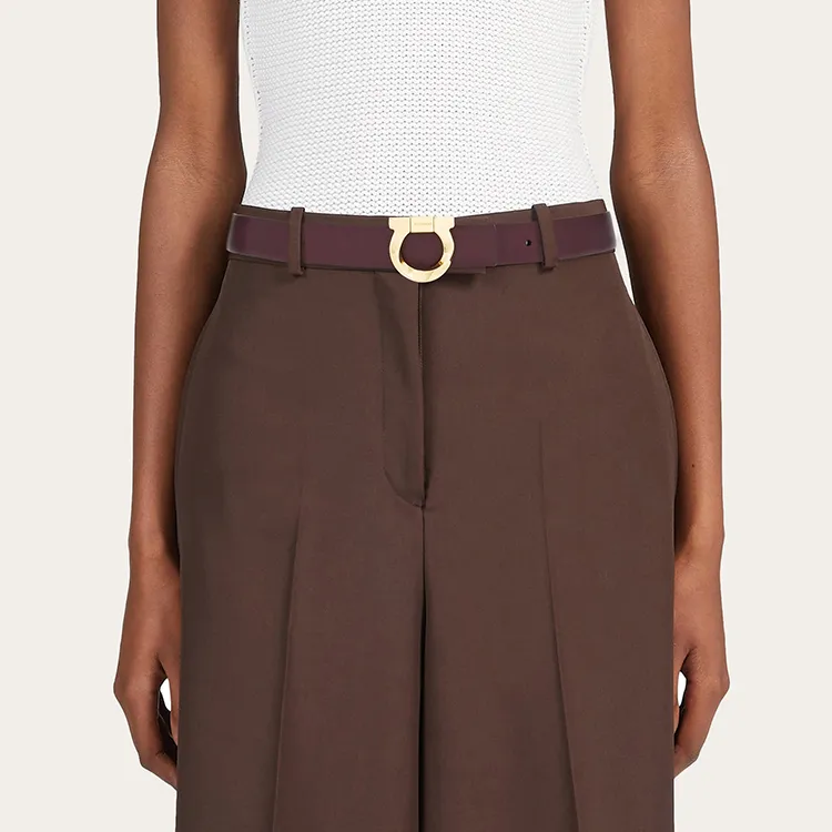 Ferragamo Gancini-buckle Reversible Leather Belt-2
