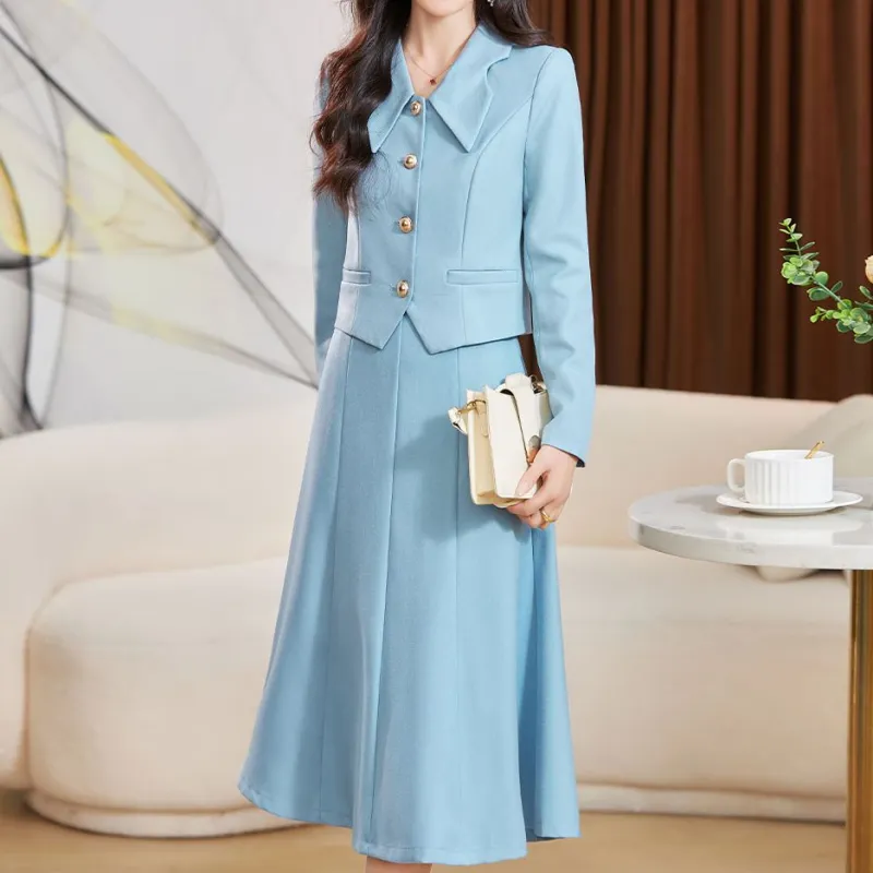 Fele.d Two Piece Skirt Sets Women's-3