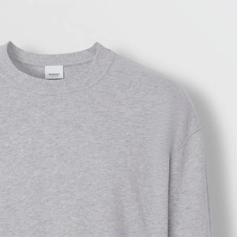 Burberry T Shirt Men's Light Heather Gray-4