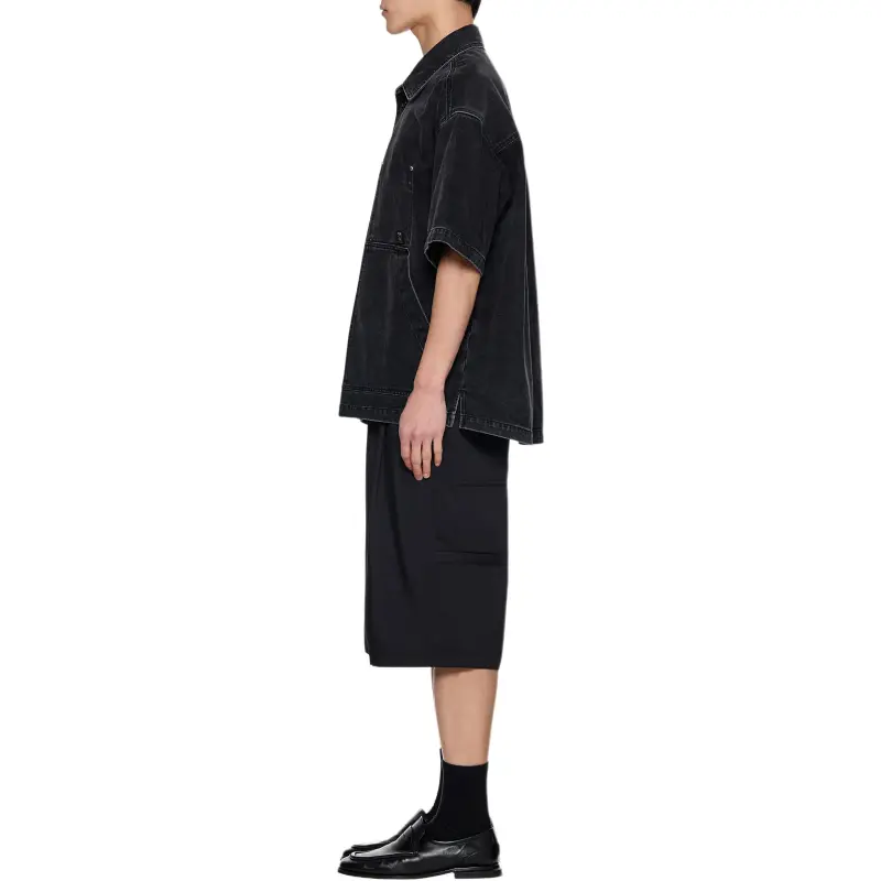 WOOYOUNGMI Shirts Men Black-3