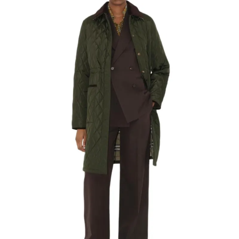Burberry Quilted Long Sleeved Coat-2