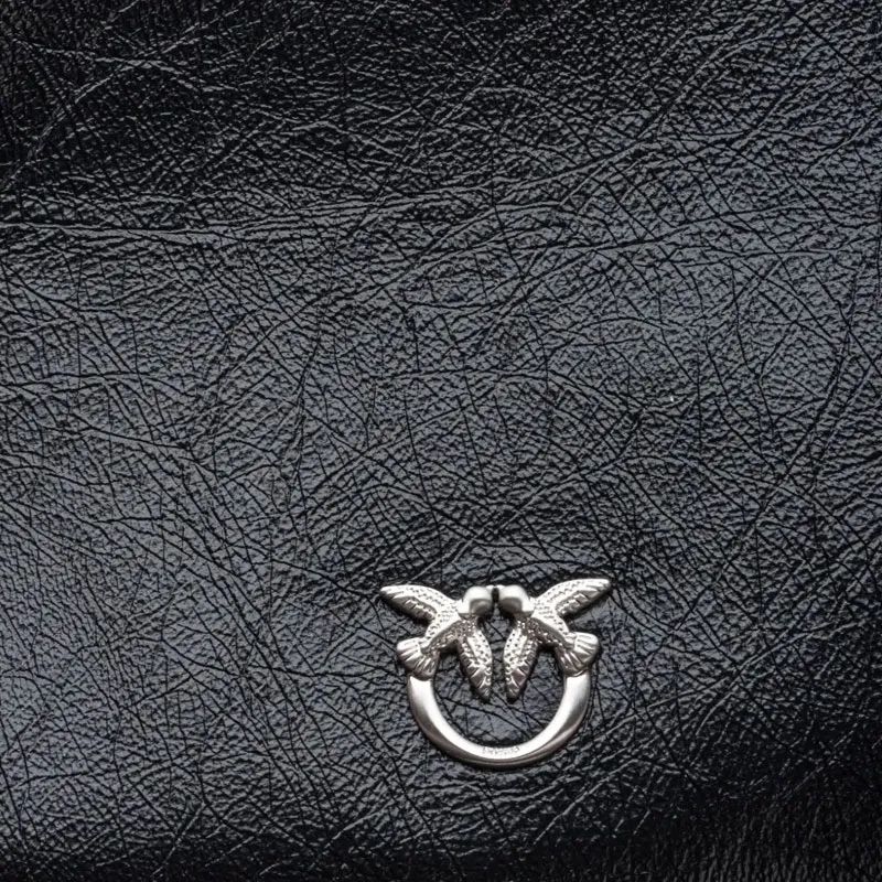 PINKO Leather Clutch Bag-4