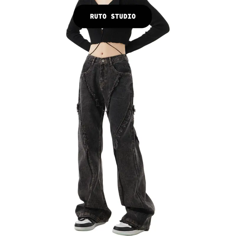 NHZN Jeans Unisex Black-9