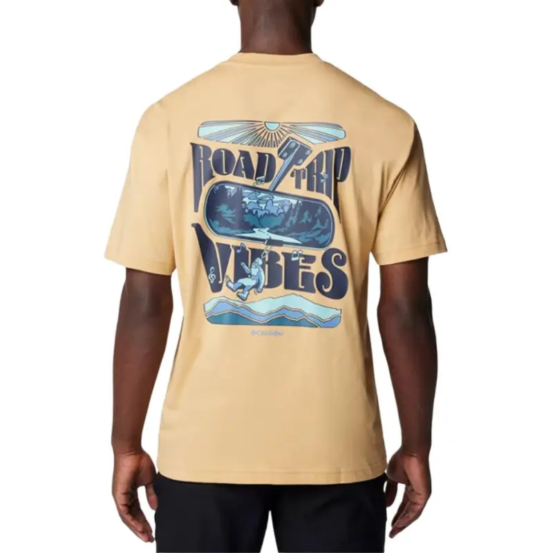 Columbia City Outdoor Collection T Shirt Men's Yellow-4