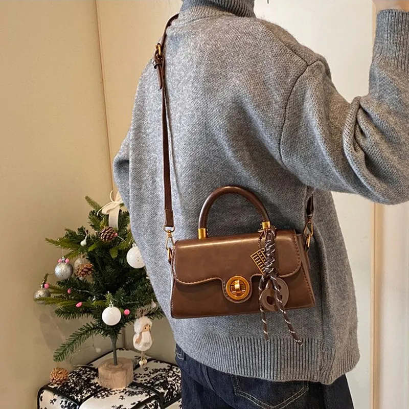 Fitchell PU Handbag Women's Coffee/White/Brown/Black-5