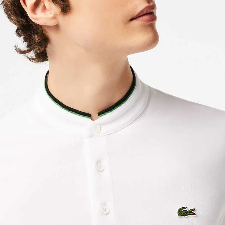 LACOSTE Polo Shirts Men White-4