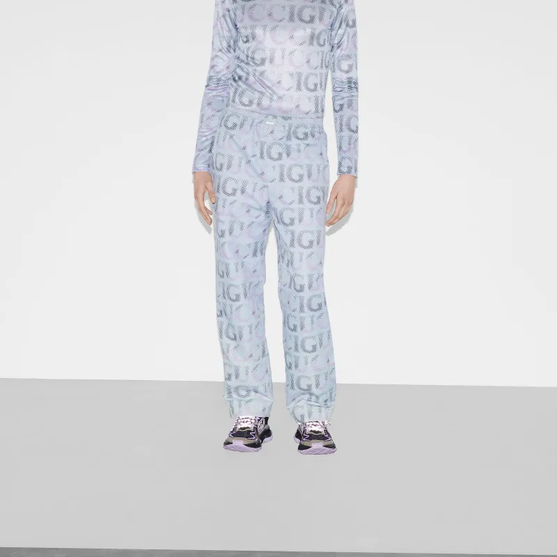 GUCCI Allover Printed Drawstring Trousers-3