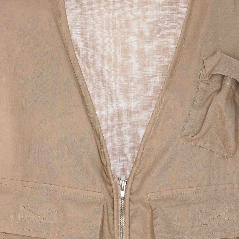 Magliano Zip Up Sleeveless Vest-3