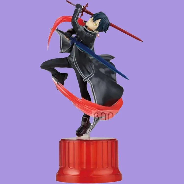 BANPRESTO Sword Art Online Integral Factor Espresto Est Extra Motions Kirito Alicization Version Figure Black/Red-2
