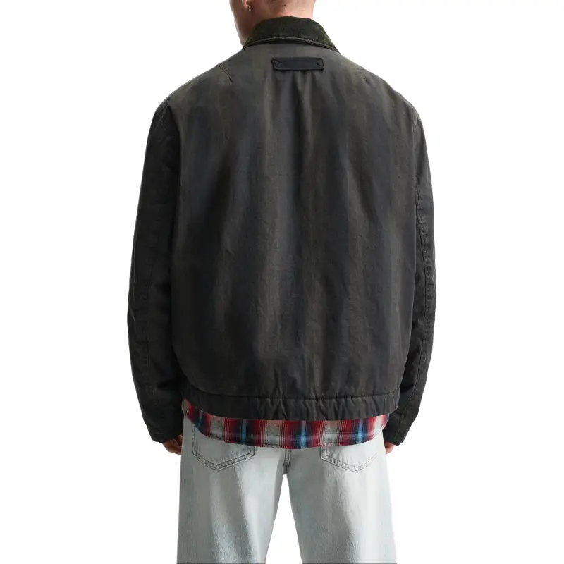 ZARA Jackets Men Black-3