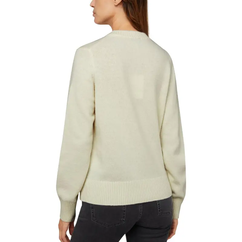 GANNI Logo Intarsia-knit Crew-neck Jumper-2