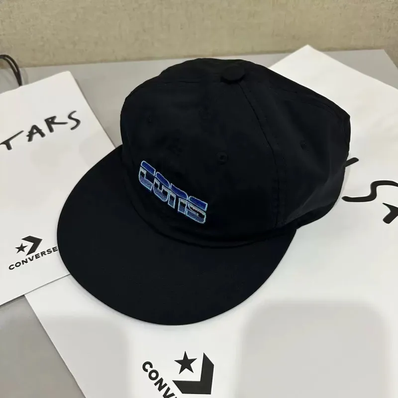 Converse Polyester Elastane Baseball Caps Unisex Black-1