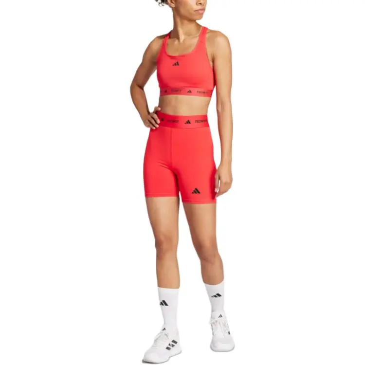 Adidas Free Shipping With AdiClub Techfit Short Leggings-3