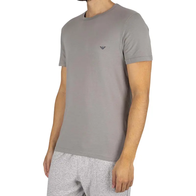 EMPORIO ARMANI T Shirt Men's 2 Pack Gray+Dark Blue-8