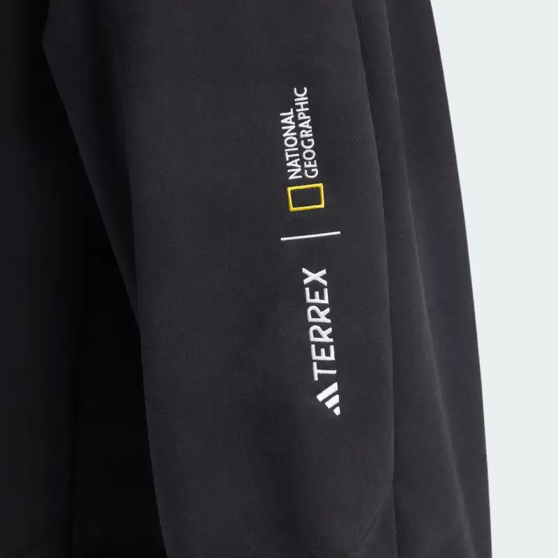 Adidas x TERREX X National Geographic FW24 ©NATIONAL GEOGRAPHIC AEROREADY Knitted Sports Pants Men Black-5